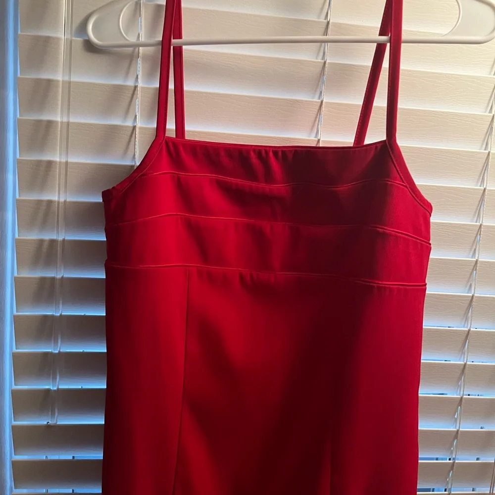 Spaghetti strap red dress - Picture 2 of 7